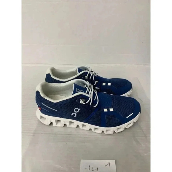 On Running Shoes - -321 On Cloud 5, Blue/White, Womens Running Shoes-US 7 Womens